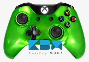 Custom Green Chrome Xbox One Controller - Xbox One S Elite Controller Gold