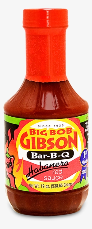 Big Bob Gibson's Habanero Red Sauce - Big Bob Gibson Bbq Championship Red Sauce