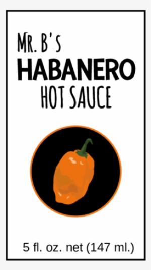 Simple Habanero Hot Sauce Labels - Habanero Sauce