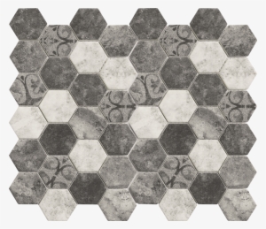 Hexagon Glass Tile Grey - Glass Tile