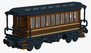 Lego Train Old Time Passenger Car - Scale Model