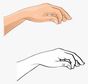 Hand Gesture C Bw Hand - Gesture