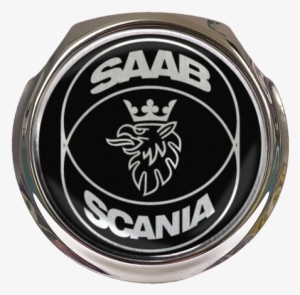 FREE FIXINGS Saab Wing Profile Design Car Grille Badge 