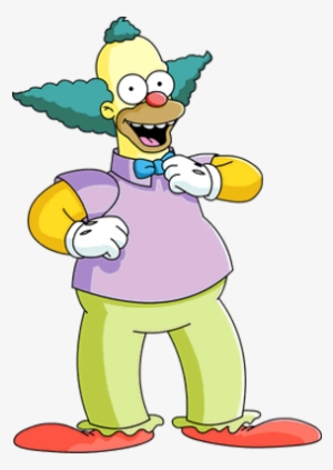 Krusty The Clown Holding Bow Tie - Krusty The Clown No Background
