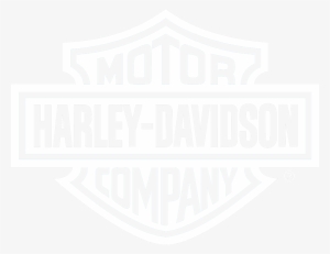 Harley Davidson Logo White - Sketch
