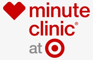 Minuteclinic At Target Downloadable Logo Stacked - Heart
