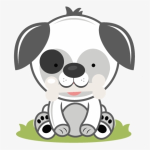 Puppy With Bone Svg Cutting File Puppy Svg Cut File - Cute Dog Clipart Png