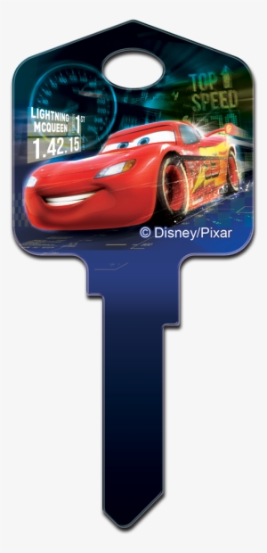 Lightning Mcqueen Sc1 Schlage Key Blank - Disney Pixar Cars Vertical Banner 04 - Multi Color