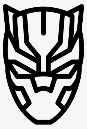 Black Panther Logo - Black Panther Mask Outline