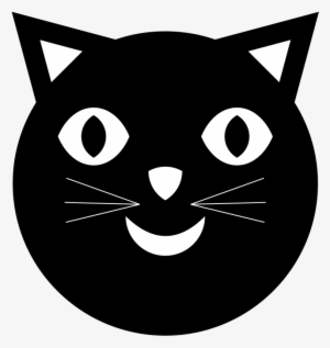 Jpg Freeuse Library Black Face By Binary On Deviantart - Black Cat Face Clipart