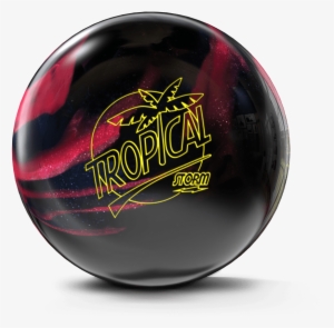 Black/cherry Tropical Png - Tropical Storm Bowling Ball Cherry
