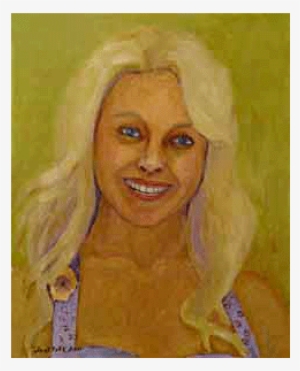 Paris Hilton, Oil On Canvas 32 X 43 Cm - Self-portrait