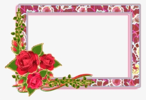 Flower Frame Png, Borders And Frames, Backgrounds Free, - Studio Background Psd Free Download