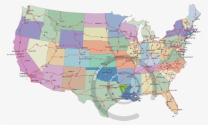Us Radius Map - Us Map With Cities And Interstates