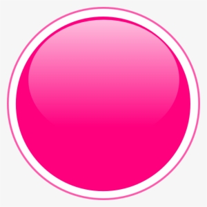 Glossy Pink Circle Button Clip Art Png And Svg D0aysu - Pink Circle Design Png