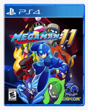 Mega Man 11 Playstation 4 Cover - Mega Man 11 Ps4