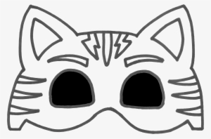 Pj Masks Owlette Mask Template - Molde Mascara Pj Masks