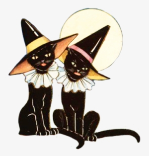 Happy Halloween Clipart - Black Cats Halloween Necklace