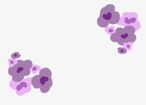 Purple Flowers - Illustration