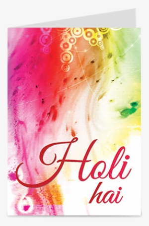 Color Splash Holi Greeting Card
