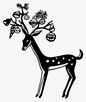 This Free Icons Png Design Of Decorated Reindeer