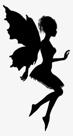 Fairy Silhouette Png - Magical Fairies Wall Sticker