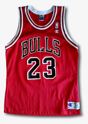 Image Of Michael Jordan Chicago Bulls Champion Replica - Jersey Shirt Basketball Michael Jordan