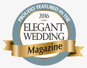2016 Magazine Badge - Elegant Wedding Magazine Logo