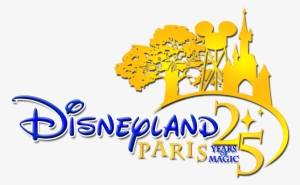Disneyland Paris 25 Years Magic Png Logo - Disneyland Paris Logo Font
