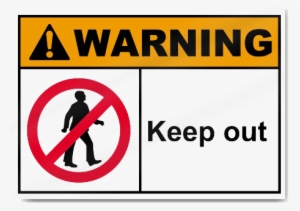 Keep Out Warning Transparent Png - Do Not Switch On Men At Work