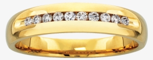 gold - previously owned band 1/4 ct tw diamonds 14k yellow
