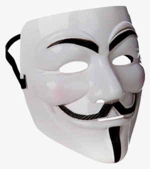 Anonymous Maskpng Background - Anonymous Mask White
