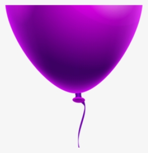 Balloon Clipart Single Purple Balloon Png Clipart Image - Balloons Transparent Purple Background