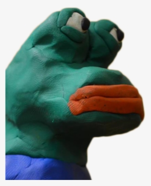 Plasticine Sad Frog Pepe Frog - Pepe The Frog Sculpture