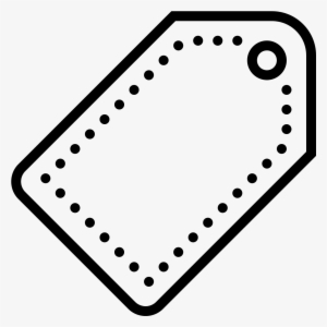 Price Tag Barcode Png - White Icon Price