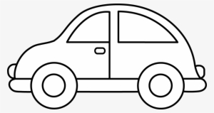 Vehicle Coloring Pencil And In Color - Black And White Car Clip Art