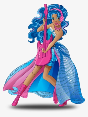 Barbie Clipart Rock N Royals - Barbie Rock Royals Png