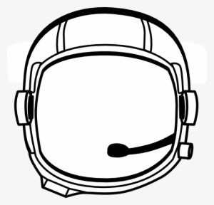 Helmet Clip Art At Clker - Astronaut Helmet Vector Png