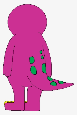 Barney The Dinosaur Partial Back Left Sprite Trans - Wiki