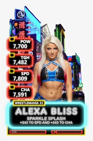 Alexa Bliss Custom Supercard