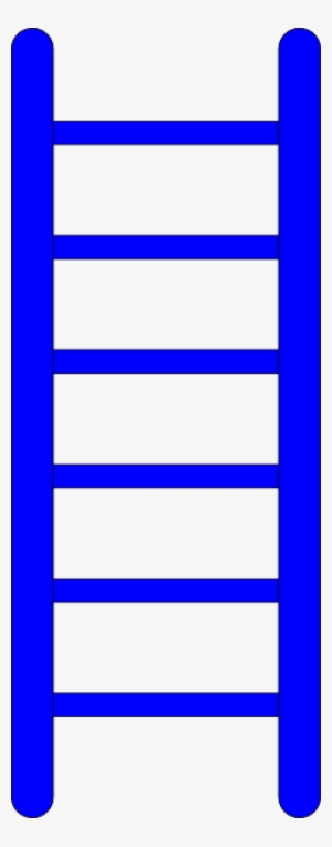 Blue Ladder Svg Clip Arts 234 X 596 Px