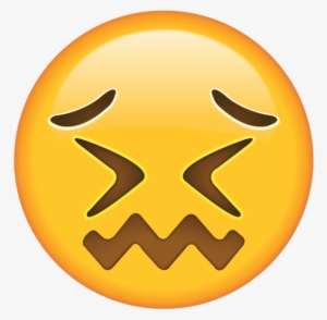 When You're Confused, Stressed And Overwhelmed, This - Confounded Face Emoji