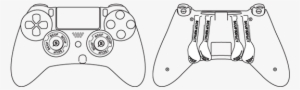 Impact-outline - Playstation 4 Controller Outline