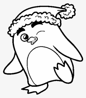 Penguin With Christmas Hat Coloring Page - Discover The Big Picture! Connect The Dots Activity
