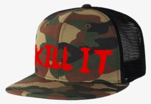 Hat Camo With Red - Kill It Hat