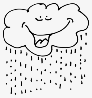 All Photo Png Clipart - Rainy Cartoon Black And White