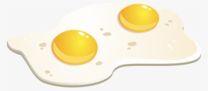 Free Two Fried Eggs Clip Art - Egg