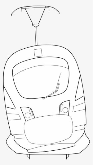 Open - Train Drawing Front View