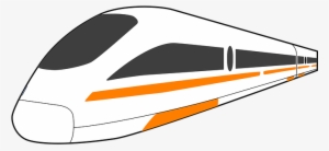 High Speed Train Train High Speed Rail Fas - Train Clip Art