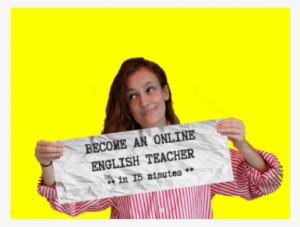 Become An Online English Teacher - Poster